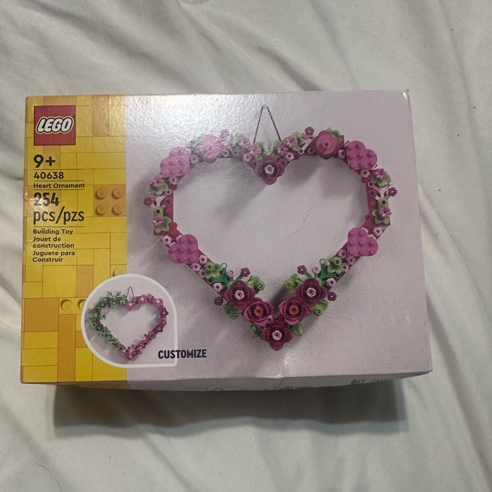 Lego BRAND NEW IN BOX, unopened heart Ornament originally 19.99 now $10